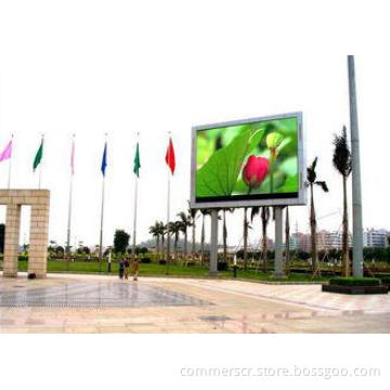 Electronic Thin SMD Outdoor LED Billboard , P8mm 1R1G1B LED